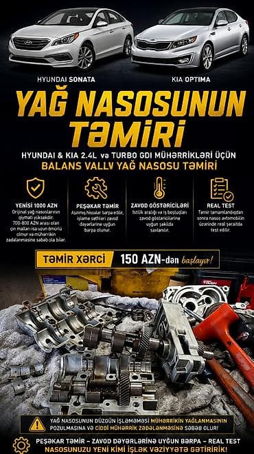 prius abs temiri: Xidmət: Hyundai & Kia 2.4L və Turbo GDI mühərrikləri üçün balans — 1
