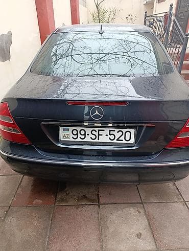 avto oturacaqlar: Mercedes-Benz E-Class (W211) sedan - Korpus: qara/metallik, 4 qapı — 2
