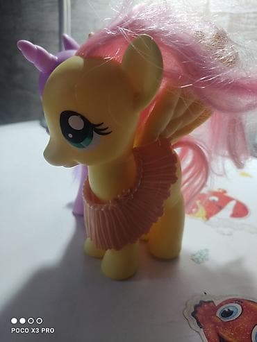 Oyuncaq fiqurlar: My Little Pony tipli 2 fiqur dəsti - 2 ədəd poni fiquru: biri — 3