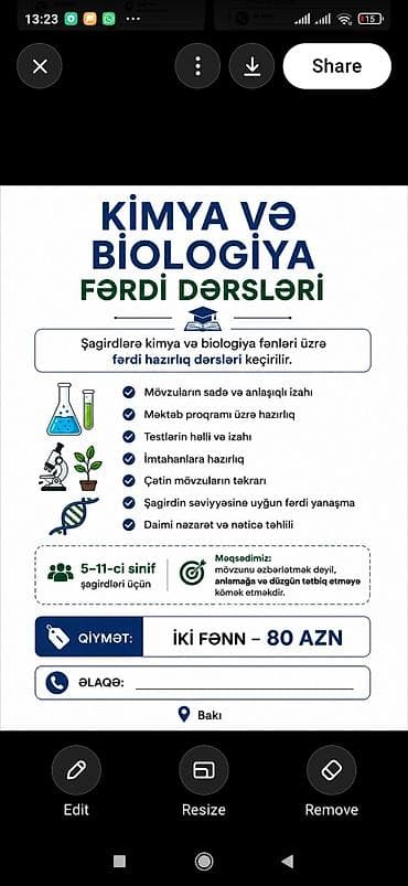 Repetitor, Biologiya, Azərbaycan dili, İmtahanlara hazırlıq lalafo.az -da Repetitor, Biologiya, Azərbaycan dili, İmtahanlara hazırlıq