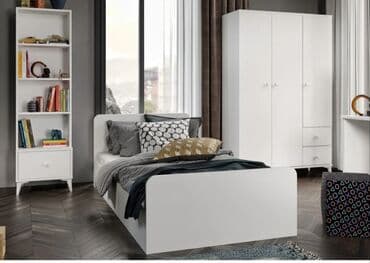 mebell: Təknəfərlik çarpayı, Dolab, 2 tumba, Termo, Azərbaycan, Yeni — 4