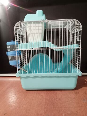 Клетки: Hamster və cunqarik qəfəsi və aksesuarları - Rəng: qəhvəyi altlıq — 1