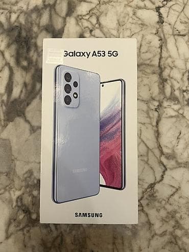 Samsung Galaxy A53 5G, 128 GB, rəng - Mavi, Zəmanət