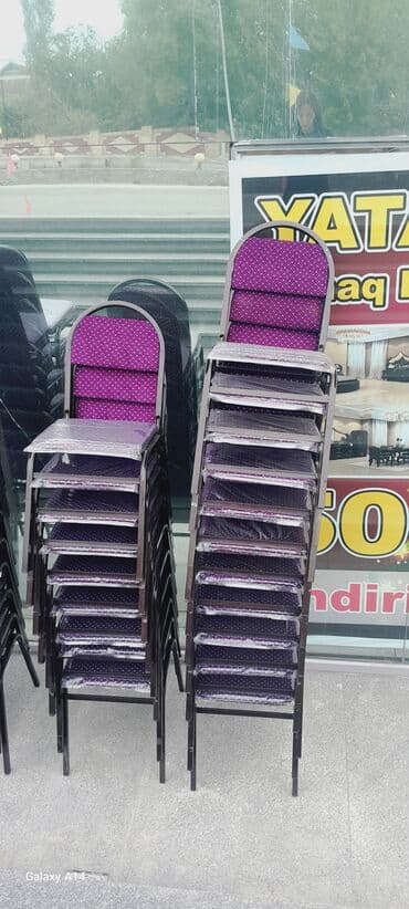 mətbəxt stol: Qonaq otağı üçün, Yeni, Qatlanmayan, rəng - Sarı Stul — 4