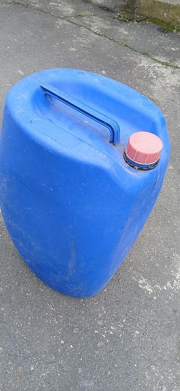 Mavi plastik kanistr/çantəbidən çən - Həcm: 60 litr (gövdədə “INHOUD