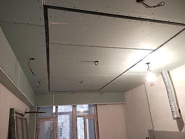 alçıpan: Hər növ tavan alçıpan işlərinin dizayna uyğun müasir üslubda — 1