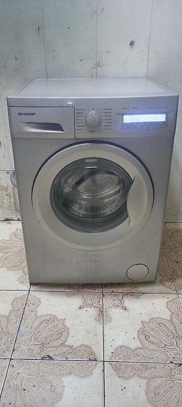 kondisioner ikinci el: Paltaryuyan maşın Sharp, 8 kq, İşlənmiş, Avtomat, Qurutma var, Ödənişli çatdırılma — 1