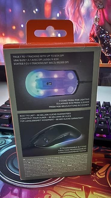 iphone xs qara: SteelSeries Rival 3 gen 2 oyun siçanı - Sensor: TrueMove Core Optical — 2