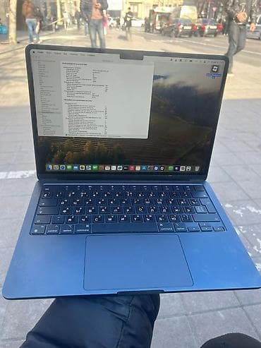 Настольные ПК и рабочие станции: Salam macbook m2 8/256 Pil-91% şarj kabeli orginal verilir Barmaq izi — 7