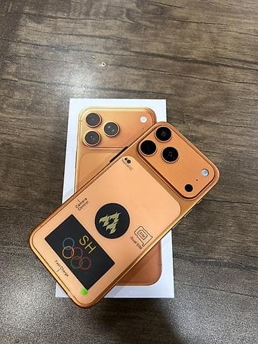 17 pro max Dubay 1tb yaddaş Qızılı rəngdə smartfon - Dizayn: Küncləri