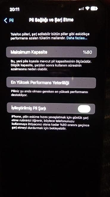 apple 8 pulus: IPhone X, 64 GB, Qara, Qırıq — 3