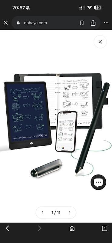 Ophaya Smart Pen Writing Set – ağıllı yazı və rəqəmsallaşdırma dəsti