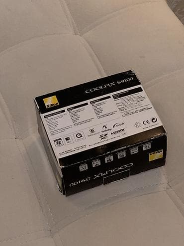 099 nomre satilir: Nikon CoolPix S9100 12.1 Megapixels 18x Optic zoom Yenidir, tam — 10