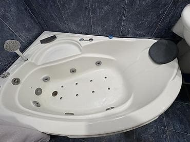 leo mator: Hidromasajlı künc vanna - Forma: sağ künc, ergonomik oval dizayn - — 2