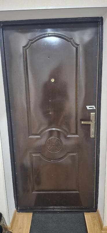 Möhkəm metal giriş qapısı - Material: polad/metal konstruksiya -