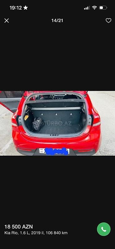 Kia Rio: 1.6 l | 2019 il Hetçbek