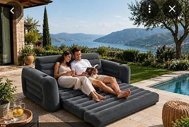 ev t: INTEX şişmə divan-yataq – 2-si 1-də çoxfunksiyalı model - Brend — 1