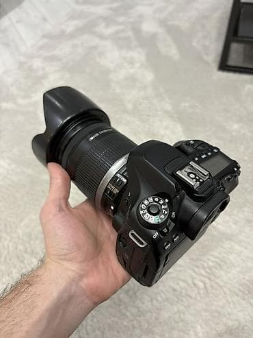 canon lens: Fotoaparat seti – Canon eos80d+ obyektivlər + flaş + çanta + original — 3