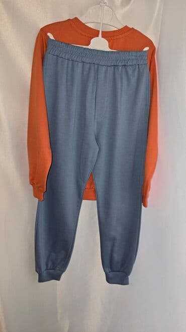 футболки спортивные детские: Uşaq idman dəsti - 2 hissə: uzunqol svitşört və şalvar - Rənglər — 2