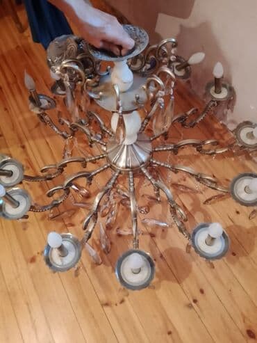 farfor nədir: Çılçıraq, 10 və daha çox lampa, Metal — 1