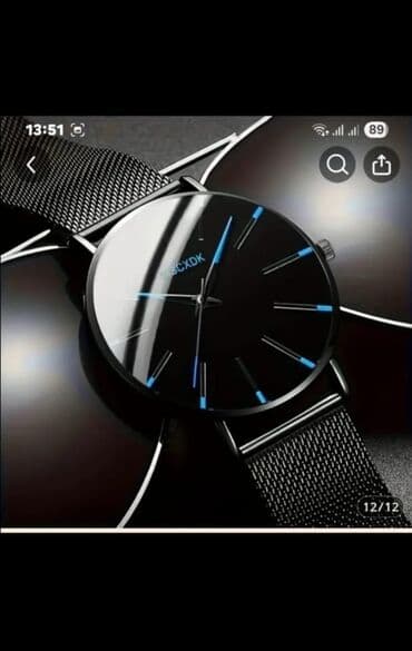 Qol saatı, Titan, rəng - Qara