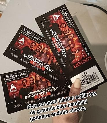 tattoo sekilleri: Absheron Mall Shopping Fest – Konsert biletləri - Tədbir: Absheron — 1