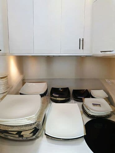 Nahar dəsti, rəng - Ağ, Keramika, 4 nəfərlik, Fransa