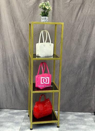 Mağaza avadanlığı: Asılqan, stend, vitrin aksessuarları, paltar asılqanı. Məhsul — 3