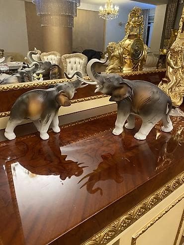 Fiqur, Keramika, rəng - Boz