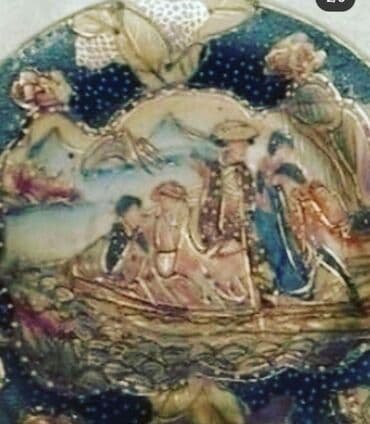 kafeyni serviz: Qəhvə dəsti, rəng - Qızılı, Farfor, 15 nəfərlik, Yaponiya — 3