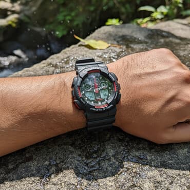toy üçün sade makyaj: Yeni, Qol saatı, G-Shock, rəng - Qara — 1