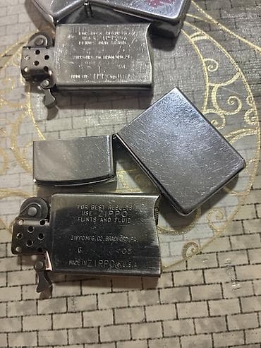 casio edifice saat: Zippo benzinli çaxmaqdaşlı alışqanlar – 2 ədəd dəst Məhsulun — 2