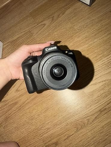 canon printer usb kabel: Canon EOS R50 Yenu alınıb, işlənməyib, qutusu mikrafonu hərşeyu — 1