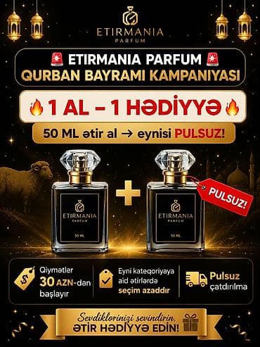 gucci: Etirmania Parfum – Qurban Bayramı kampaniyası - 1 al – 1 hədiyyə: 50 — 1