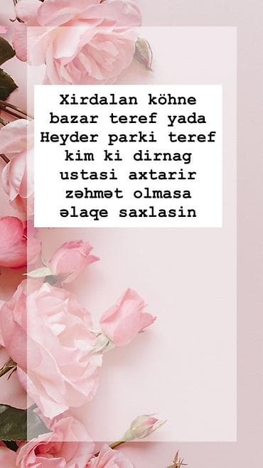 Dırnaq ustası tələb olunur, Fiks edilmiş ödəniş, 3-5 illik təcrübə, Materialların təqdim olunması