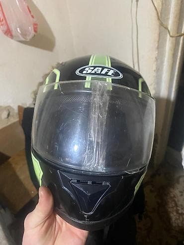 Аксессуары и тюнинг: Məhsul: Tam üzlü motosiklet dəbilqəsi Brend/izan: “SAFE” üst loqosu — 3
