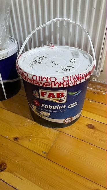 samovar satışı: Məhsul: FAB Fabplus – daxili divar boyası (A bazi) 92m alınıb, 80 azn — 2