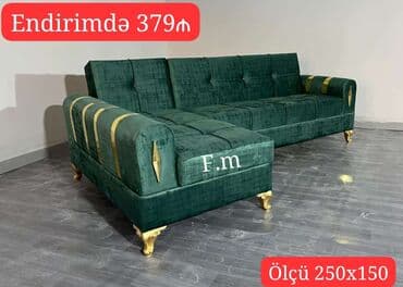 ceyran dərisi əski: Künc divan, Yeni, Açılan, Bazalı, Parça, Şəhərdaxili pulsuz çatdırılma — 1