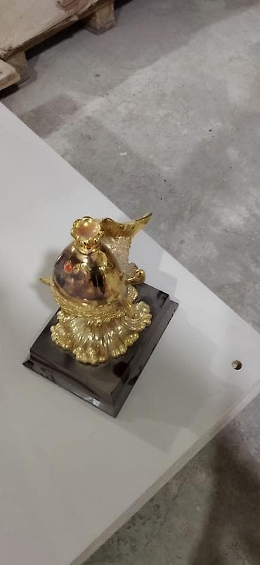 real madrid pastel: Fiqur, Metal, rəng - Qızılı — 2