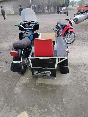 Yan qoşqulu motosiklet - Yan qoşqu (sayaq) ilə 3 təkərli komplekt