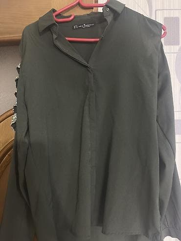 Brend: New Imperial Model: Qadın köynəyi, uzunqol - Rəng: tünd