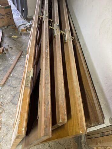 Входные двери: Şabalıd agacından qapilar 7 denedi .zamoku tacı ramkası ile birlikdə — 5