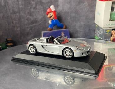 metbex tavan modelleri: Коллекционная модель Porsche Carrera GT Cabriolet type 980 silver — 11