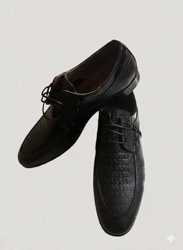 batinka 43: Məhsul: King Gold Footwear kişi klassik ayaqqabısı - Rəng: qara - Üst — 4