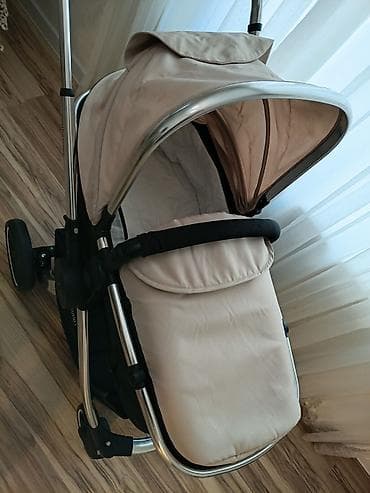 Uşaq arabası – Mothercare Journey (bej rəng) - 2-i 1-də sistem: dərin — 2