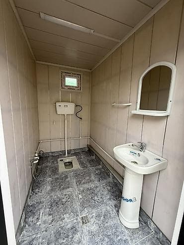 Metal karkaslı, modul tipli sanitar konteyner - 20 fut ölçülü metal — 5