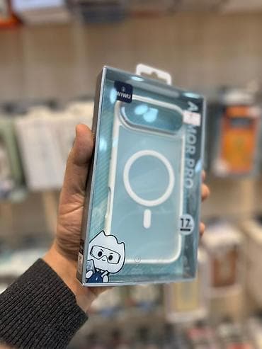 iphone 12 mini ekran: WiWU Armor Pro Magsafe uyğun telefon qabı - Model: WiWU Armor Pro - — 1