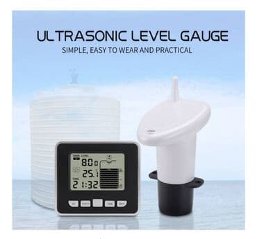 suyun dərinliyini ölçən cihaz: Ultrasəslə və simsiz su səviyyəsini ölçən cihaz. - Model: FT-002 ▪︎ — 1