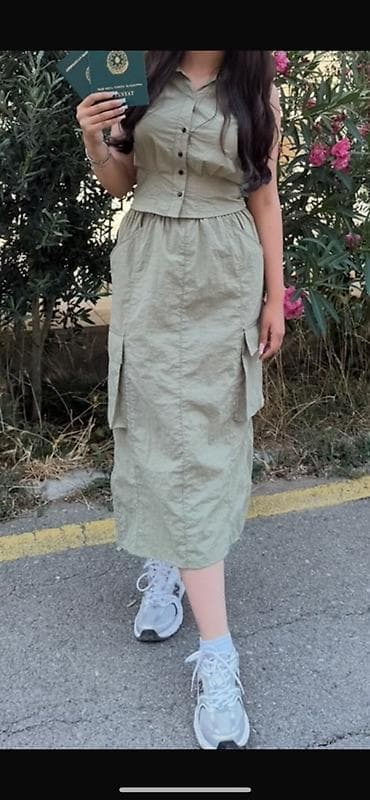 lil solid 2 plus: Koton iki hissəli dəst.Ölçü S/M. 1 dəfə geyinilib.59 azn alınıb 20 azn — 3