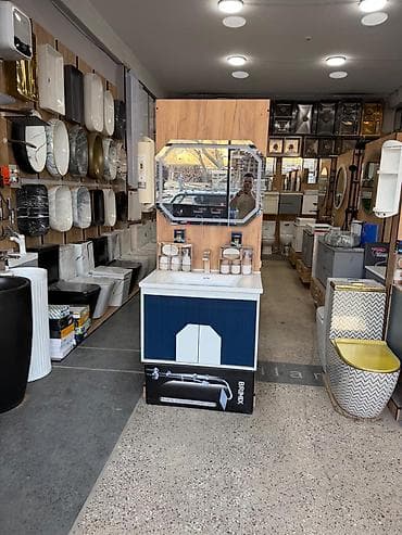 Hamam üçün mebel və aksesuar dəsti - Divara bərkidilən güzgü